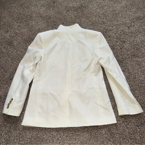 J.Crew NWT Elegant Ivory Women's Size 4 BlazerJacket Wool - Picture 7 of 11